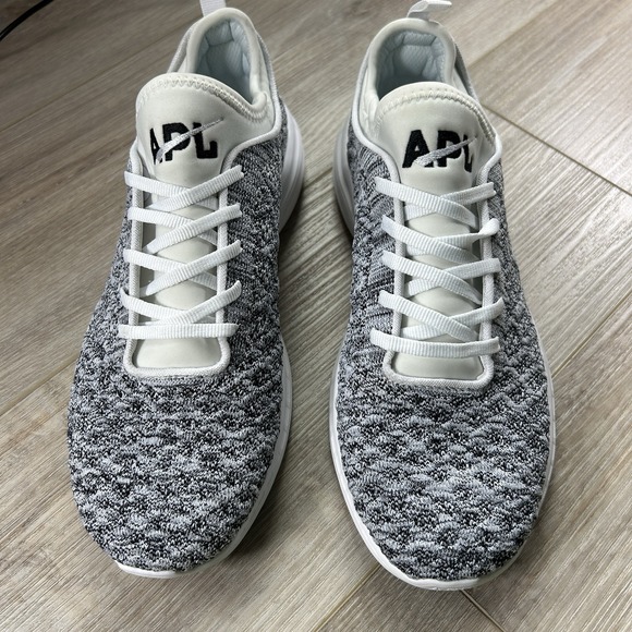 APL Techloom‎ Phantom White Grey Sneakers Womens 9.5 New Without Box - Picture 1 of 8
